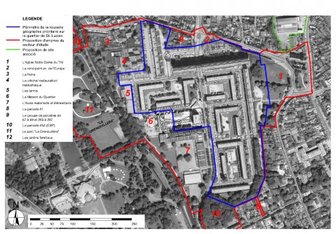 ARVAL architecture - NPNRU – Etude quartier Saint-Lucien – Beauvais - 4 1509-St Lucien-analyse urbaine-limites d'intervention