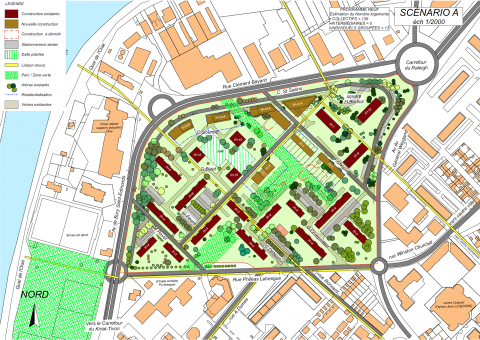 ARVAL architecture - NPRNU – Quartier Clos des Roses – Compiègne - 7 ARVAL NPNRU Clos des Roses Compiègne