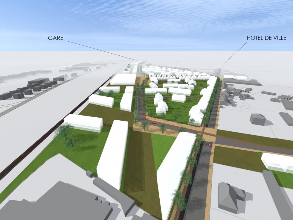 ARVAL architecture - Aménagement quartier de la gare – Chauny - 4 arval quartier gare chauny 4