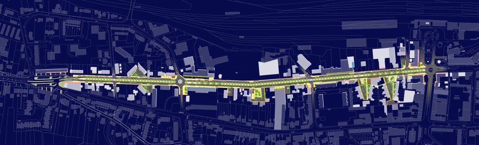 ARVAL architecture - Aménagement du boulevard Brossolette – Laon - 1 arval bd brossolette laon
