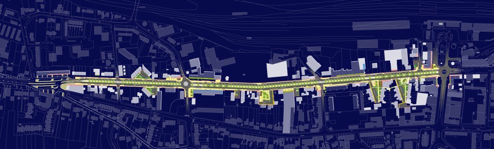 ARVAL architecture - Aménagement du boulevard Brossolette – Laon - 1 arval bd brossolette laon