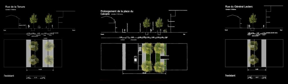 ARVAL architecture - Restructuration du centre-ville – Lamorlaye - 3 arval lamorlaye