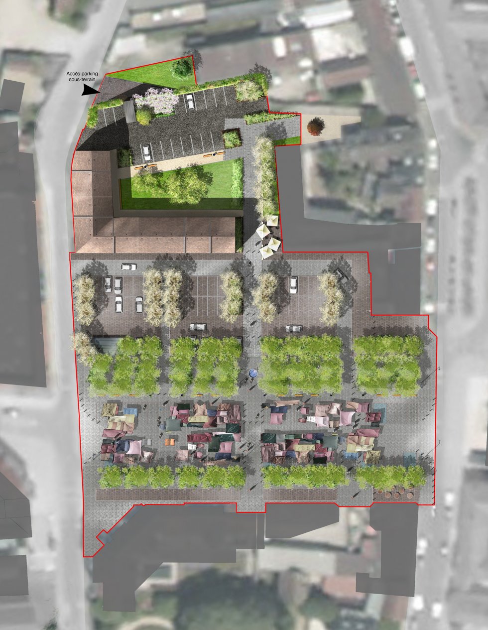 ARVAL architecture - Requalification du centre-ville – Gouvieux - 2 arval centre ville gouvieux