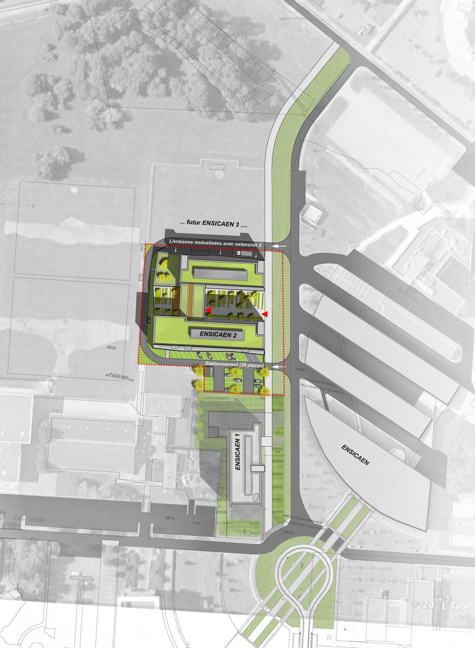 ARVAL architecture - ENSICAEN 2 – Caen-la-mer - 2 Arval Ensicaen 2 Caen
