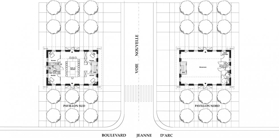 ARVAL architecture - Pavillons d’entrée Caserne Gouraud – Soissons - 2 Arval Pavillons Gouraud Soissons