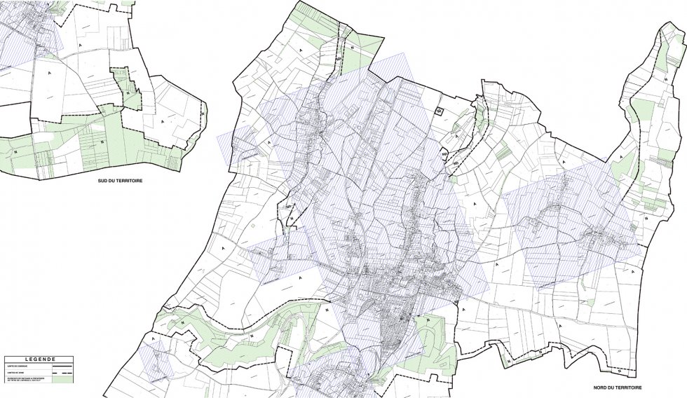 ARVAL architecture - PLAN LOCAL D’URBANISME (PLU) – AUNEUIL (60) - 2 extrait du plan de zonage au 1-5000ème