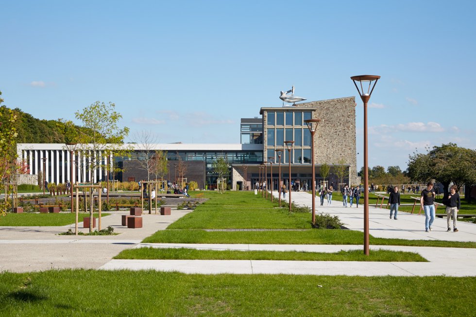 ARVAL architecture - Cité scolaire-Espaces extérieurs – Amiens - 2 arval cité scolaire amiens