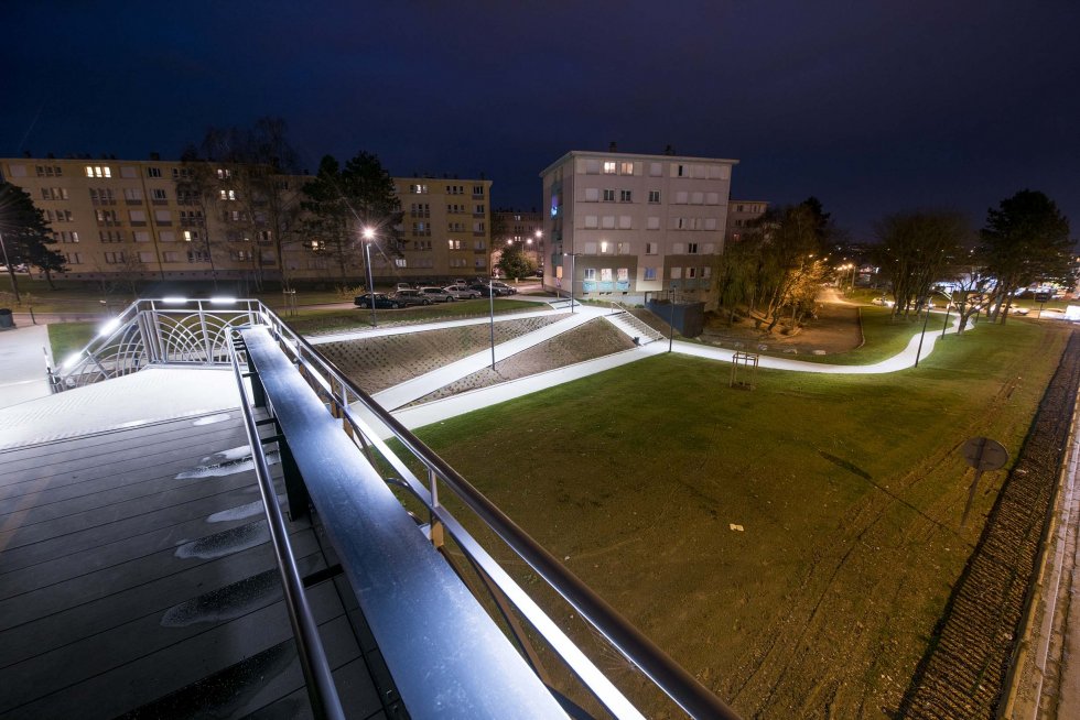 ARVAL architecture - Passerelle piétonne – Saint Quentin - 4 arval RD 1029  passerelle Saint-Quentin 