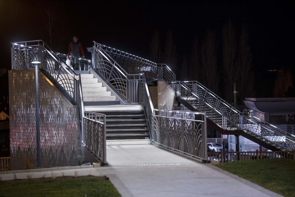 ARVAL architecture - Passerelle piétonne – Saint Quentin - 3 arval RD 1029  passerelle Saint-Quentin 