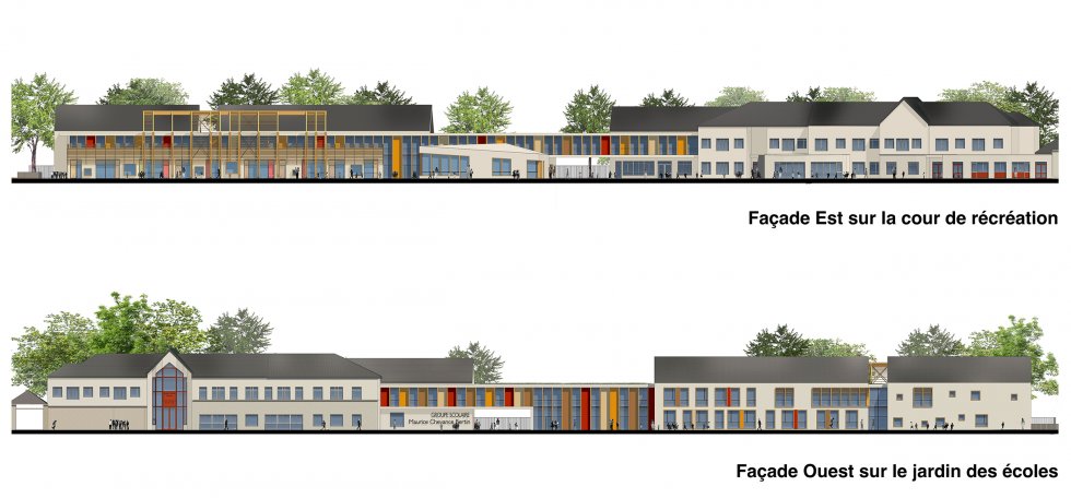 ARVAL architecture - Groupe scolaire – Nanteuil-le-Haudouin - 3 ARVAL école de Nanteuil-le-Haudouin