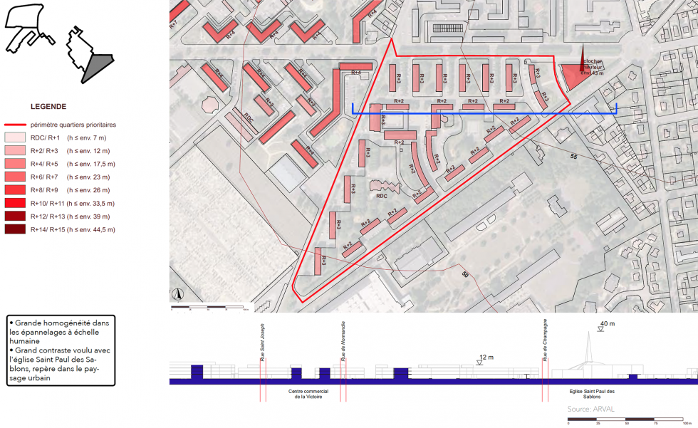 ARVAL architecture - NPRNU – Quartiers Victoire/ Maréchaux – Compiègne - 3 ARVAL NPNRU La Victoire Compiègne