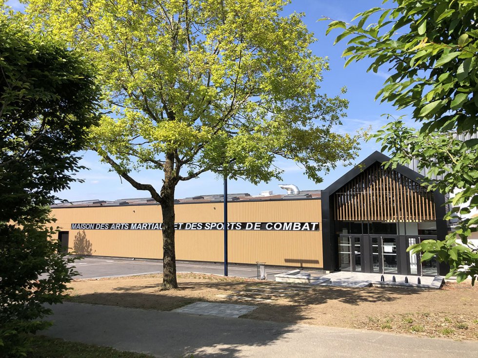 ARVAL architecture - Maison d’arts martiaux – Crépy-en-Valois - 1 ARVAL-Salle d'arts martiaux et sports de combat à Crépy-en-Valois-schéma