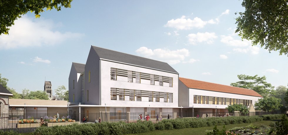 ARVAL architecture - GROUPE SCOLAIRE – NOGENT-SUR-OISE - 3 ARVAL Groupe scolaire Nogent-sur-Oise-sur-Oise