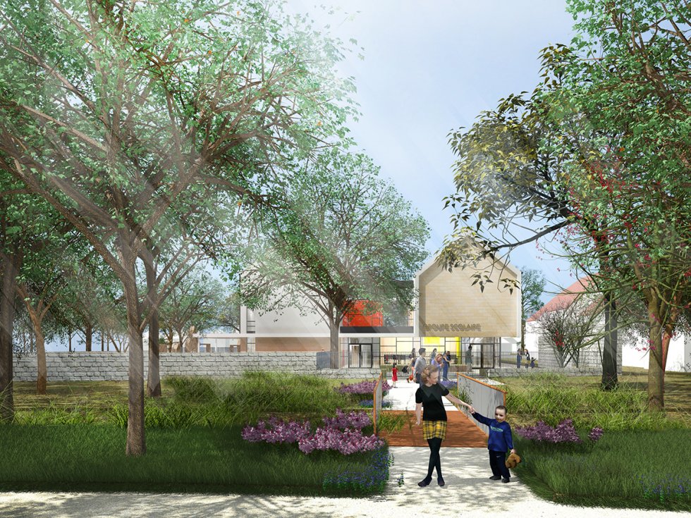 ARVAL architecture - GROUPE SCOLAIRE – NOGENT-SUR-OISE - 5 ARVAL Groupe scolaire Nogent-sur-Oise-sur-Oise