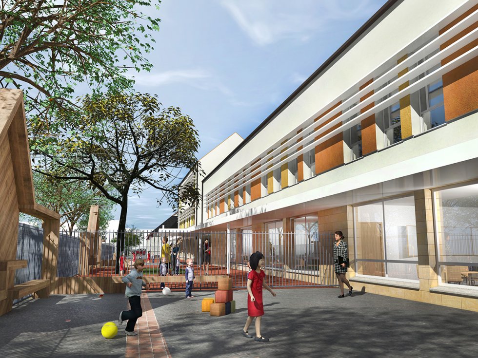 ARVAL architecture - GROUPE SCOLAIRE – NOGENT-SUR-OISE - 6 ARVAL Groupe scolaire Nogent-sur-Oise-sur-Oise