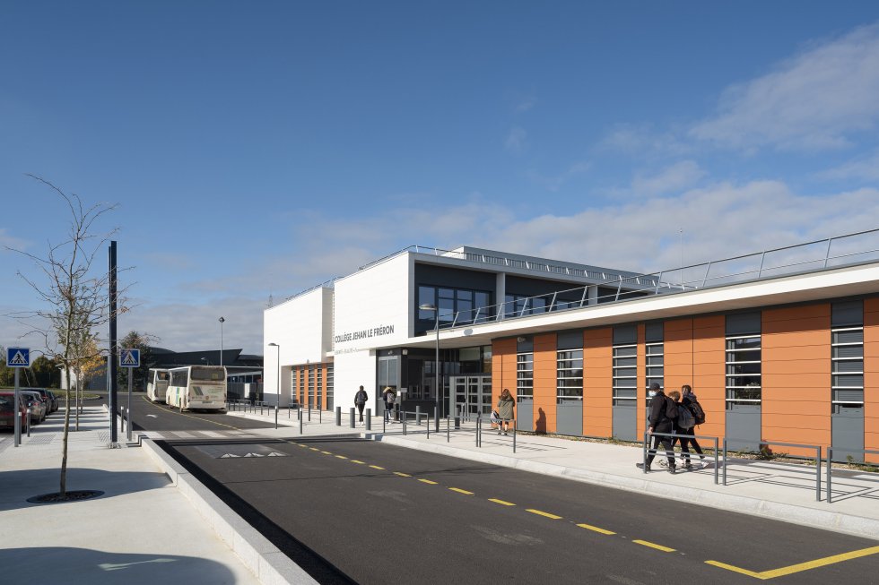 ARVAL architecture - Collège Jéhan Le Freron – Crèvecoeur-le-Grand - 3 ARVAL-Collège Jéhan le Freron Crèvecoeur-le-Grand