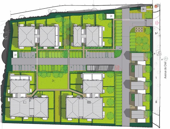 ARVAL architecture - 92 LOGEMENTS – SENLIS - 3 ARVAL - LOGEMENTS VINCI SENLIS