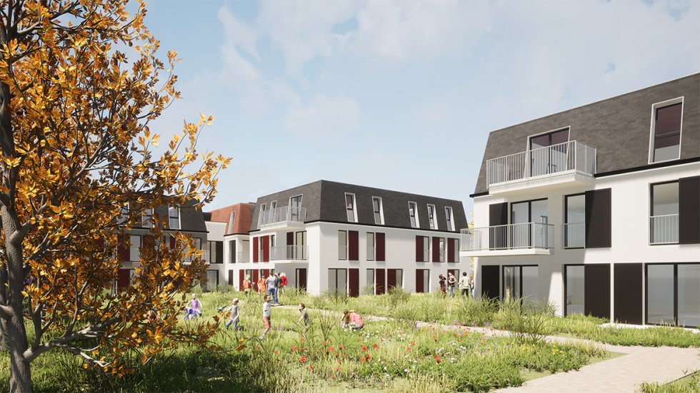 ARVAL architecture - 92 LOGEMENTS – SENLIS - 6 ARVAL - LOGEMENTS VINCI SENLIS