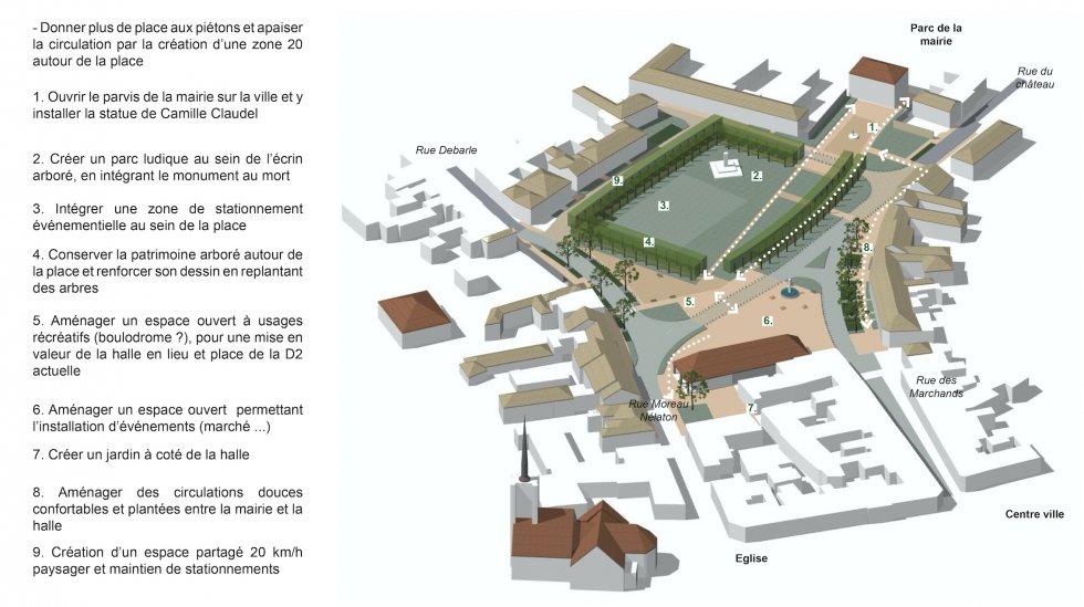 ARVAL architecture - PLACE ARISTIDE BRIANT – FERE-EN-TARDENOIS - 2 