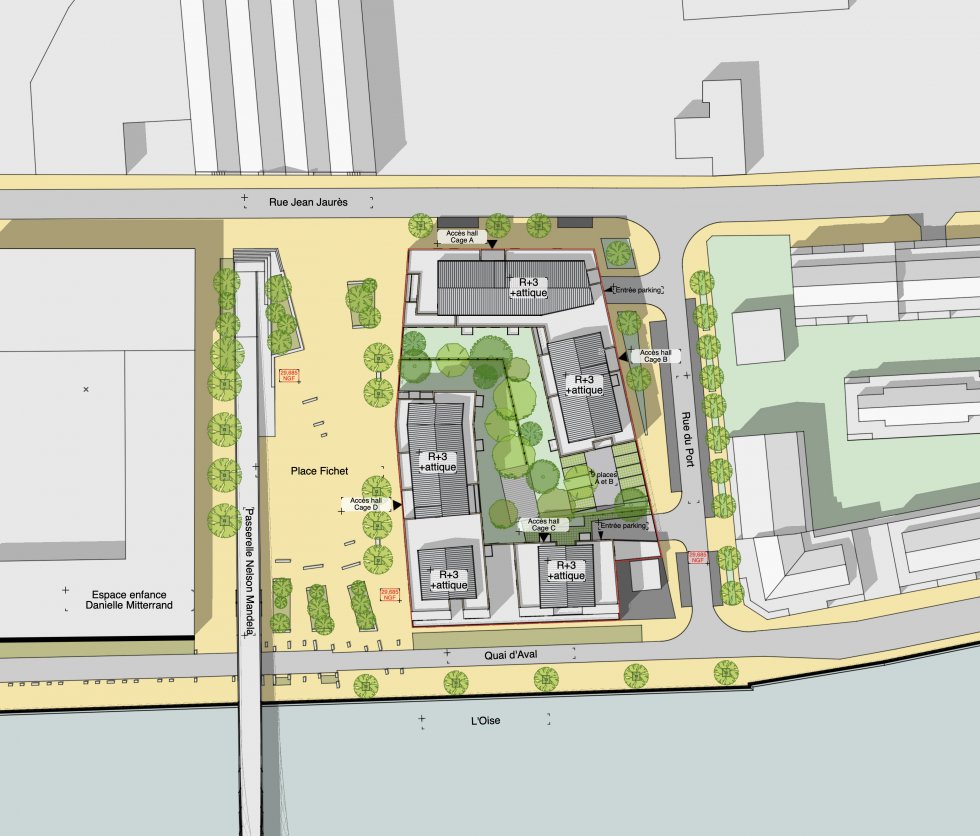 ARVAL architecture - 87 LOGEMENTS – CREIL - 2 ARVAL - 87 logements Linkcity Creil