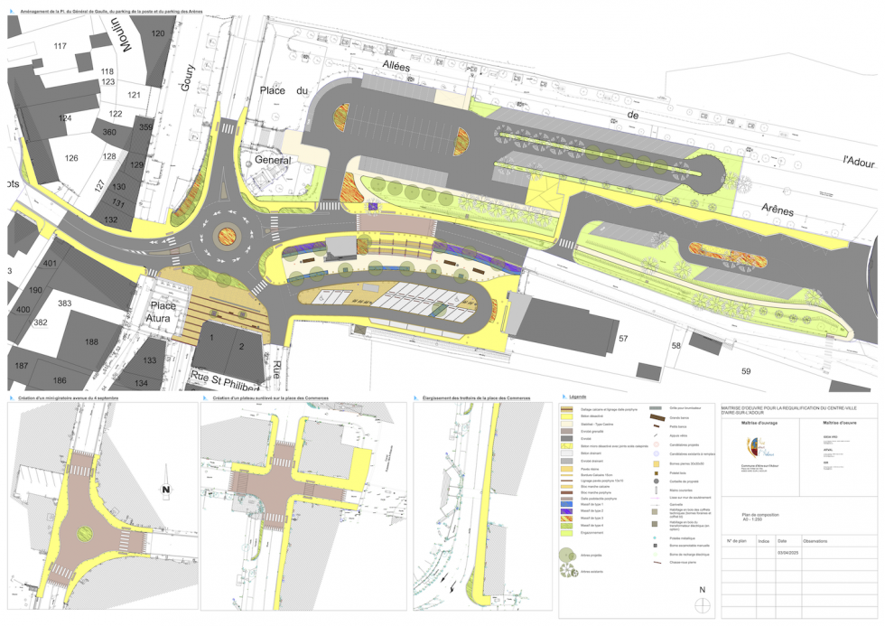 ARVAL architecture - REQUALIFICATION CENTRE VILLE – AIRE-SUR-L’ADOUR - 1 ARVAL - Aire sur l'Adour