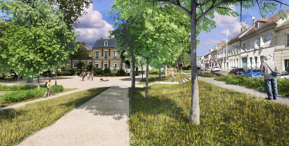 ARVAL architecture - PARVIS MAIRIE – MARGNY-LES-COMPIEGNE - 4 