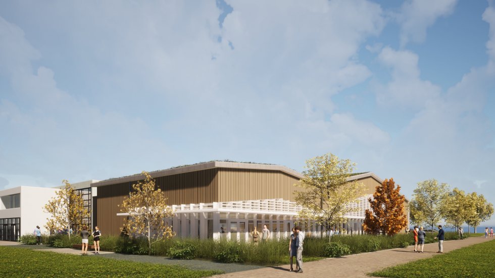 ARVAL architecture - SALLE MARCEL GUERIN – MARGNY LES COMPIEGNE - 3 Extension salle Marcel Guerin - ARVAL