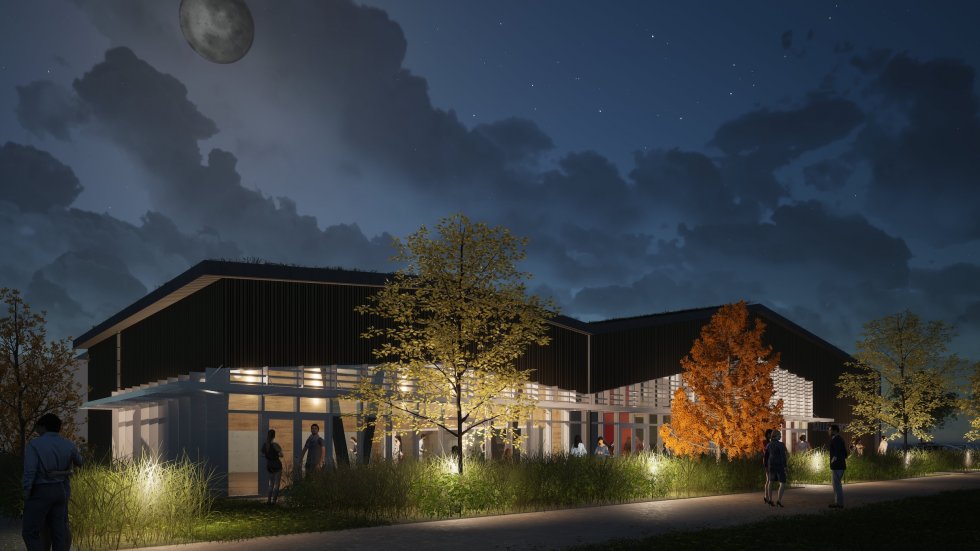 ARVAL architecture - SALLE MARCEL GUERIN – MARGNY LES COMPIEGNE - 4 Extension salle Marcel Guerin - ARVAL