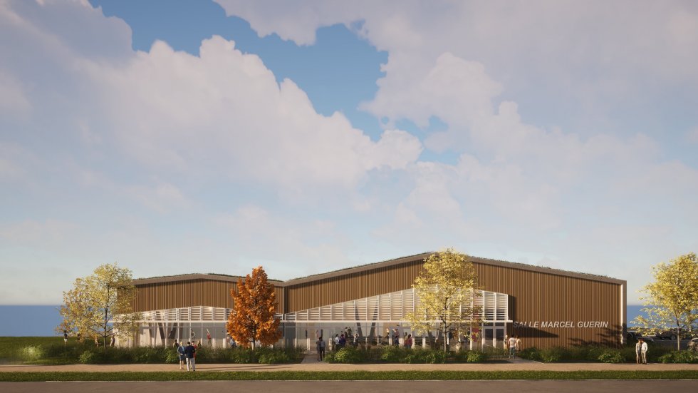 ARVAL architecture - SALLE MARCEL GUERIN – MARGNY LES COMPIEGNE - 5 Extension salle Marcel Guerin - ARVAL