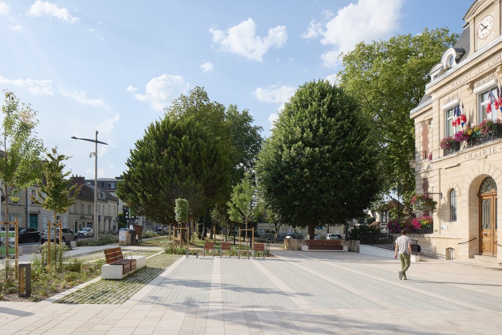 ARVAL architecture - PARVIS MAIRIE – MARGNY-LES-COMPIEGNE - 3 ARVAL architecture - PARVIS MAIRIE – MARGNY-LES-COMPIEGNE - 3
