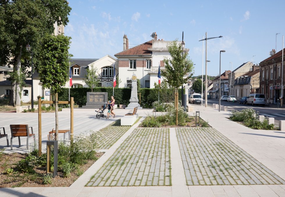 ARVAL architecture - PARVIS MAIRIE – MARGNY-LES-COMPIEGNE - 4 ARVAL architecture - PARVIS MAIRIE – MARGNY-LES-COMPIEGNE - 4